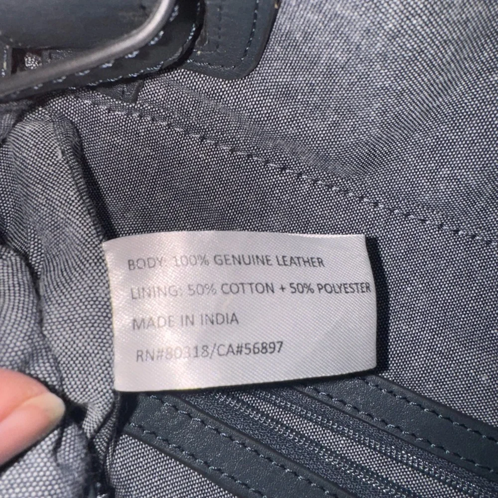 NWOT Lucky Brand Dark Green Satchel with Crossbody Strap